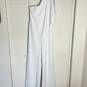 Adrianna Papell White Jump Suit